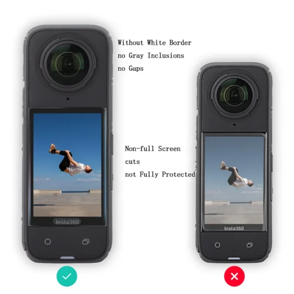 Screen Protector For Insta360 X4 Accessories Anti-scratch Film For Insta 360 X4 Full Coverage Protective Film (Not Glass) - Image 3