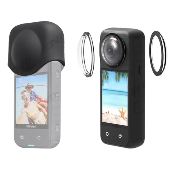 Insta360 X3 Lens Cap Protector + Protection Frame + Lens Guards for Insta 360 X3 Camera Protector Set Anti-scratch Accessories - Image 5