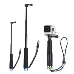 Extendable Selfie Stick for Gopro Portable Vlog Selife Stick Stand for Gopro 13/12/11/10/9 DJI Action 5 Insta 360 X4 Accessories