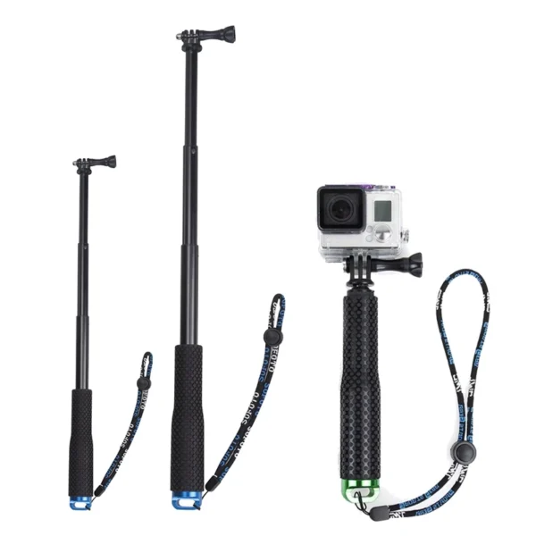 Extendable Selfie Stick for Gopro Portable Vlog Selife Stick Stand for Gopro 13/12/11/10/9 DJI Action 5 Insta 360 X4 Accessories